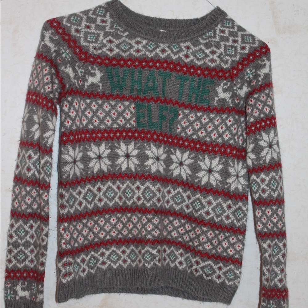 "What the Elf" sweater